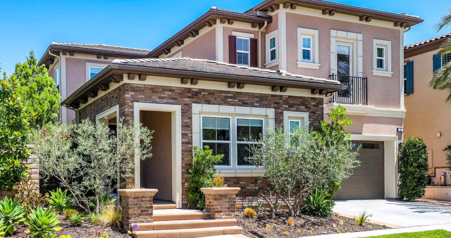Image of the exterior of a beautiful home in California
